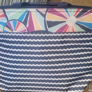 NEW Thirty-one Thermal Tote AF25 Pinwheel Party
